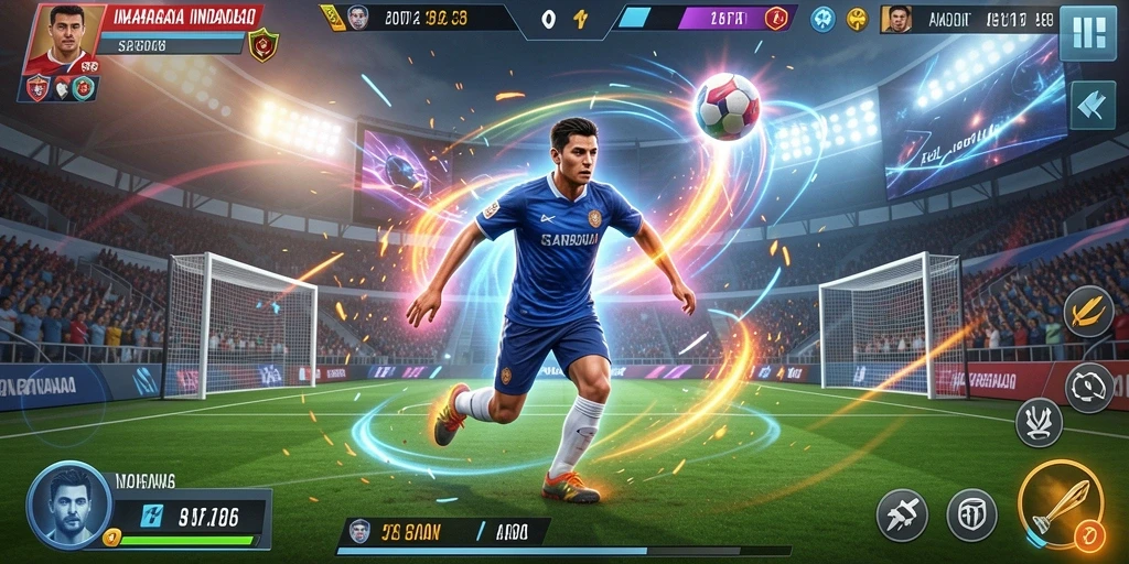Layar utama game LG111 dengan karakter yang siap beraksi.