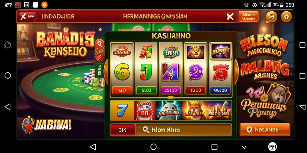 Tampilan antarmuka utama aplikasi PAMANTOGEL.