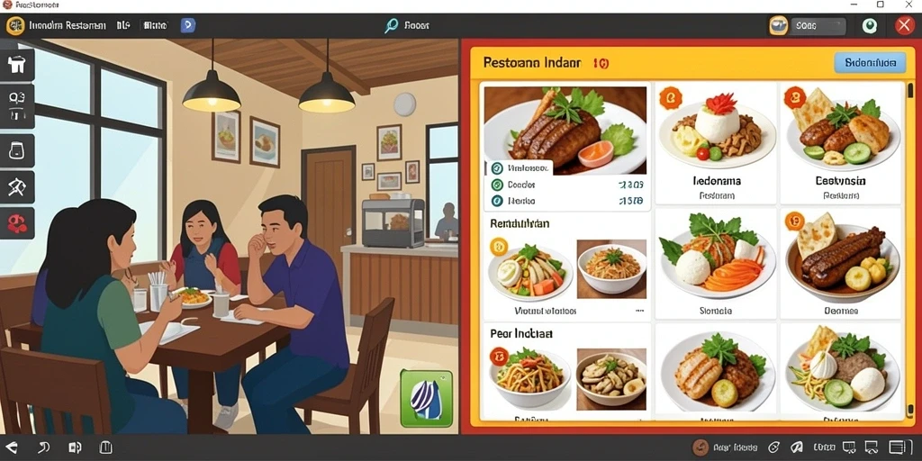 Tampilan antarmuka yang modern dan menarik.