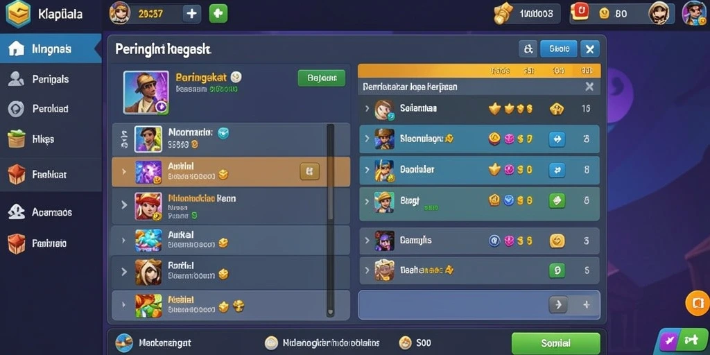 Antarmuka pengguna yang intuitif dan modern.
